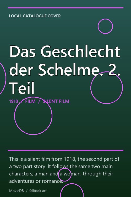 Das Geschlecht der Schelme. 2. Teil poster