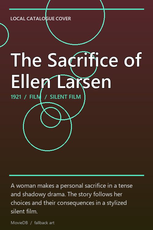 The Sacrifice of Ellen Larsen poster