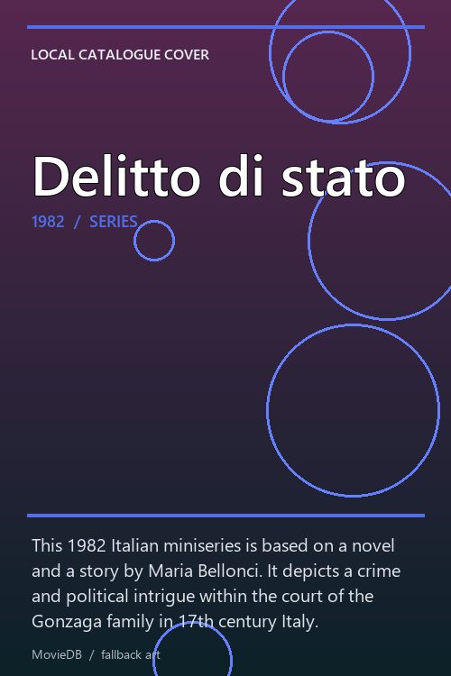 Delitto di stato poster