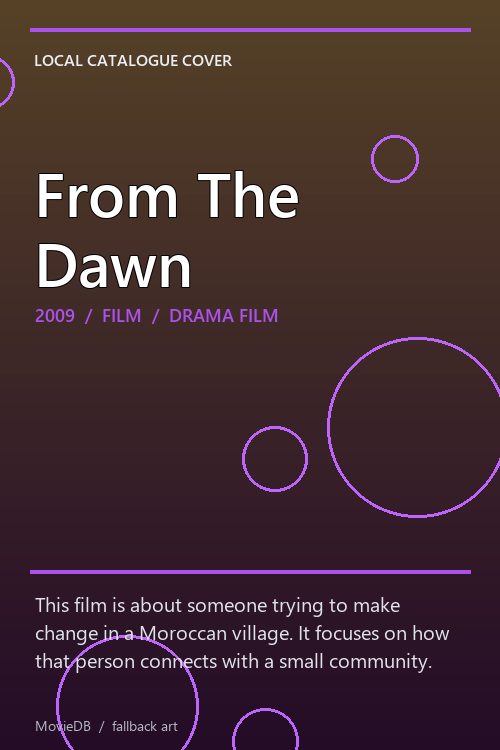 From The Dawn poster