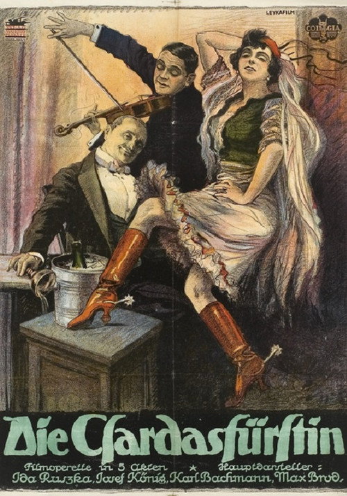 Die Czardasfürstin poster