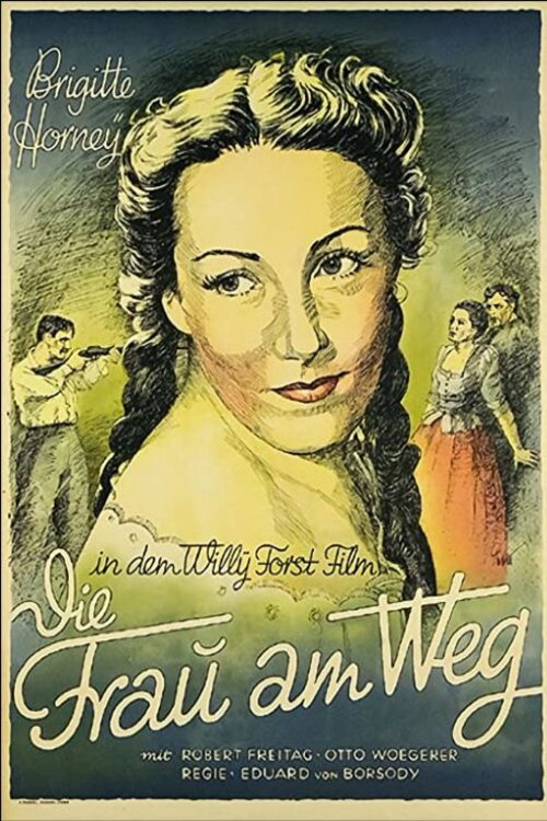 Die Frau am Weg poster