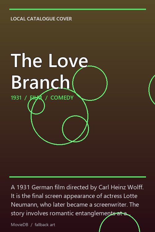 The Love Branch poster