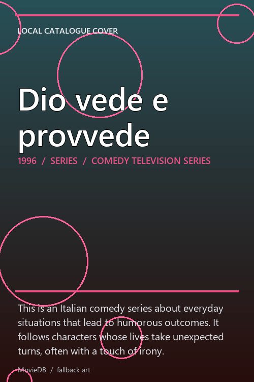 Dio vede e provvede poster
