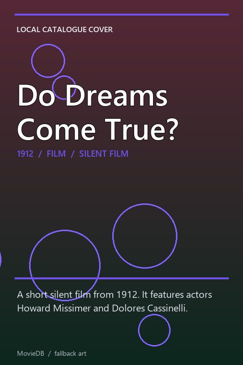 Do Dreams Come True? poster