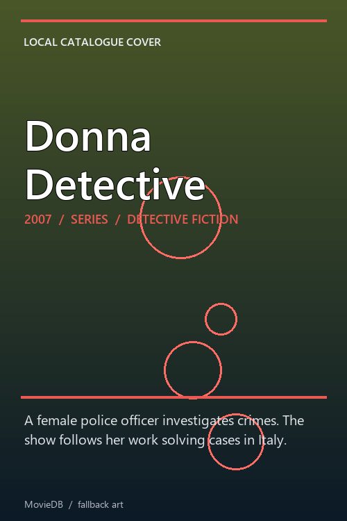 Donna Detective poster