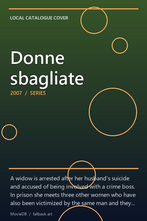 Donne sbagliate poster
