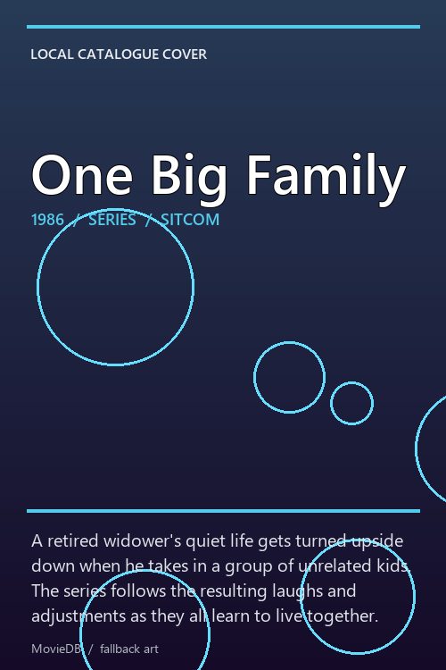 One Big Family poster