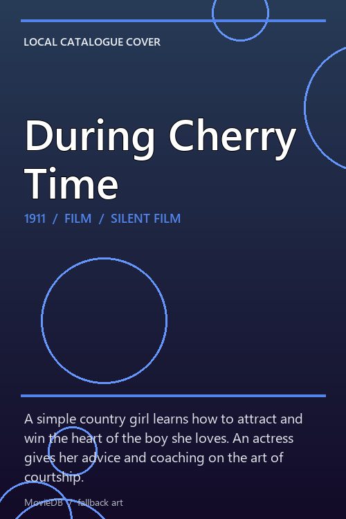 During Cherry Time poster