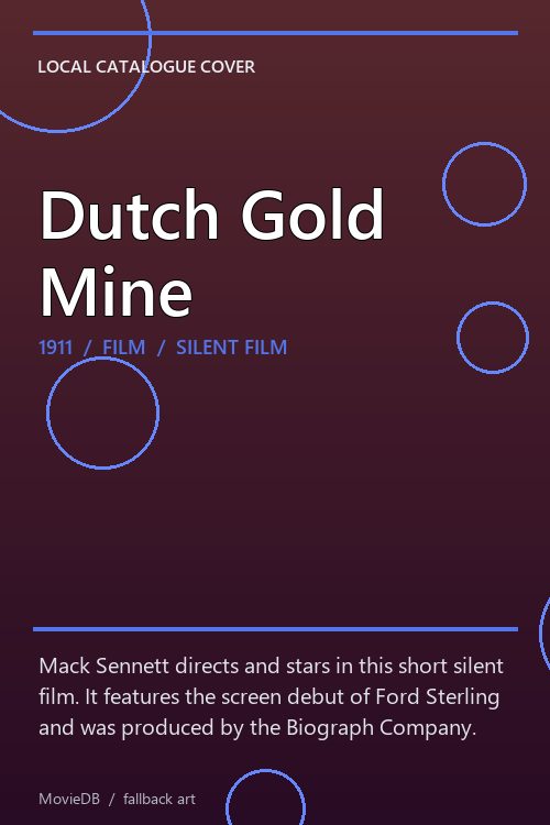 Dutch Gold Mine poster
