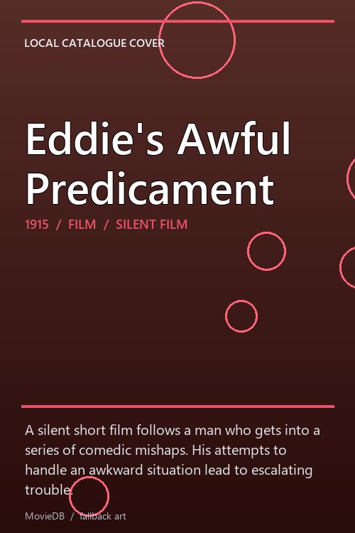Eddie's Awful Predicament poster