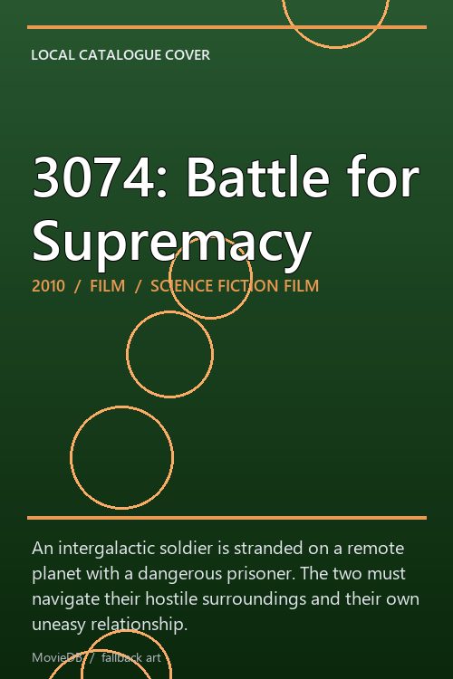 3074: Battle for Supremacy poster