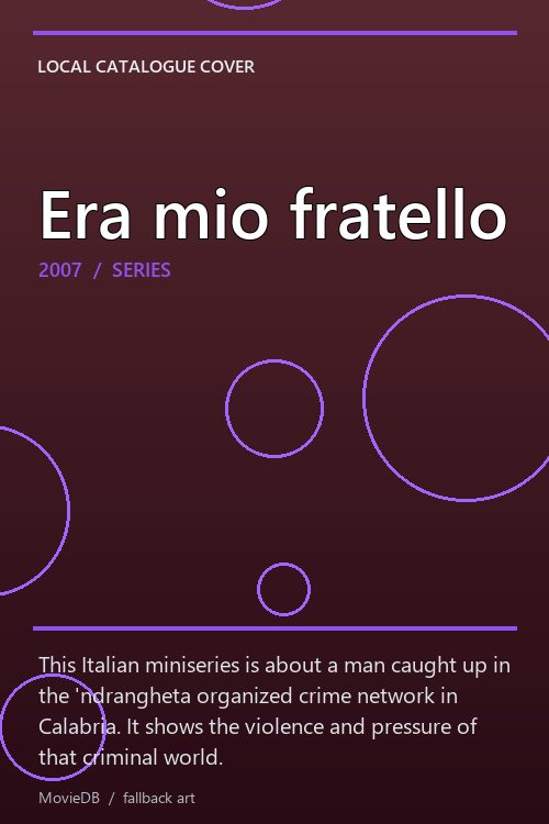 Era mio fratello poster