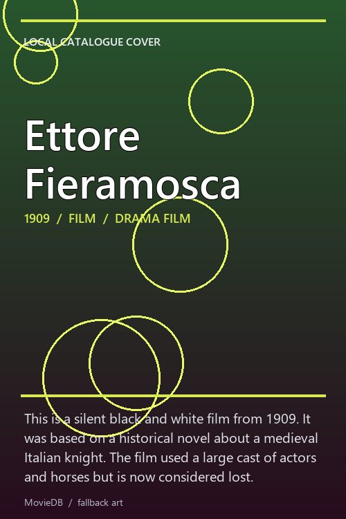 Ettore Fieramosca poster