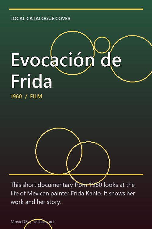 Evocación de Frida poster