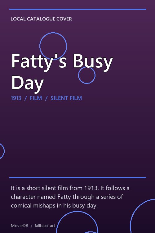 Fatty's Busy Day poster