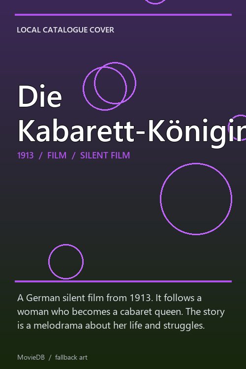 Die Kabarett-Königin poster