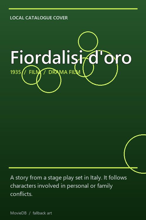 Fiordalisi d'oro poster