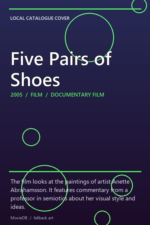 Five Pairs of Shoes poster