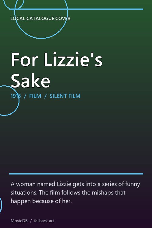 For Lizzie's Sake poster