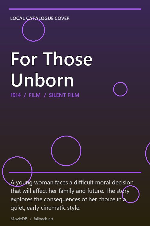 For Those Unborn poster