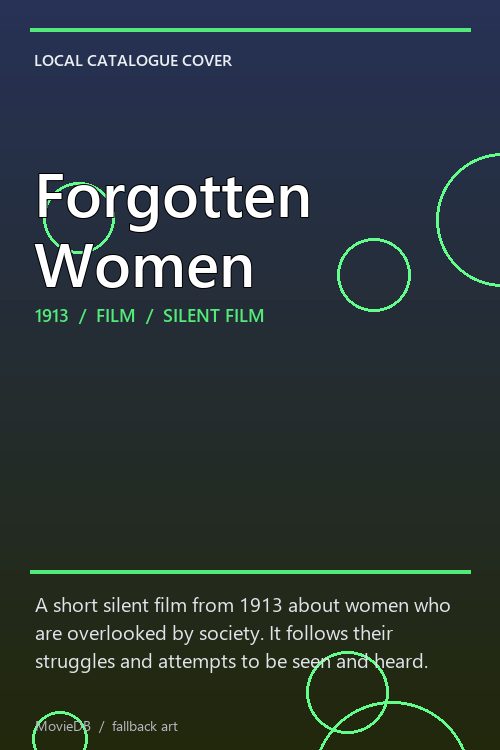 Forgotten Women poster