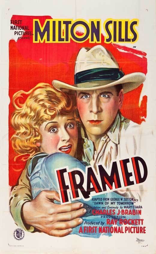 Framed poster