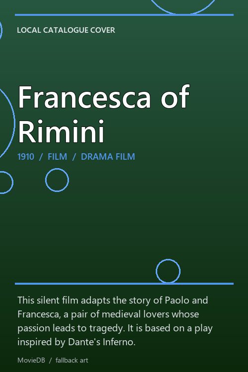 Francesca of Rimini poster