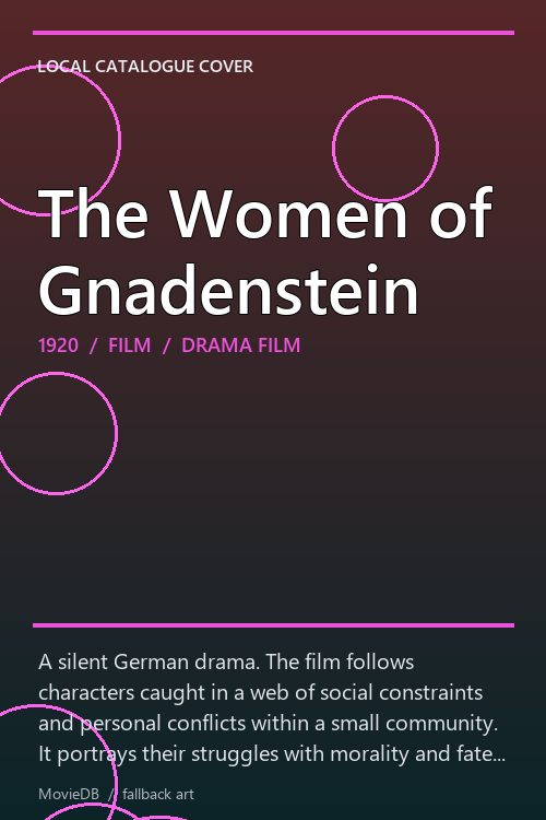 The Women of Gnadenstein poster
