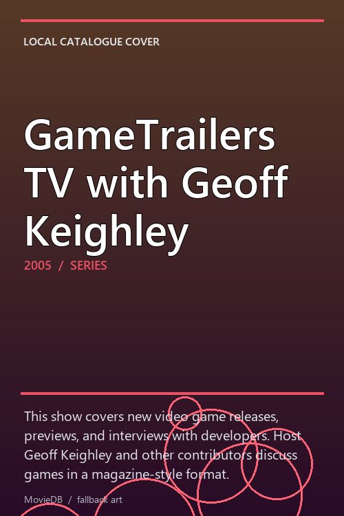 GameTrailers TV with Geoff Keighley poster
