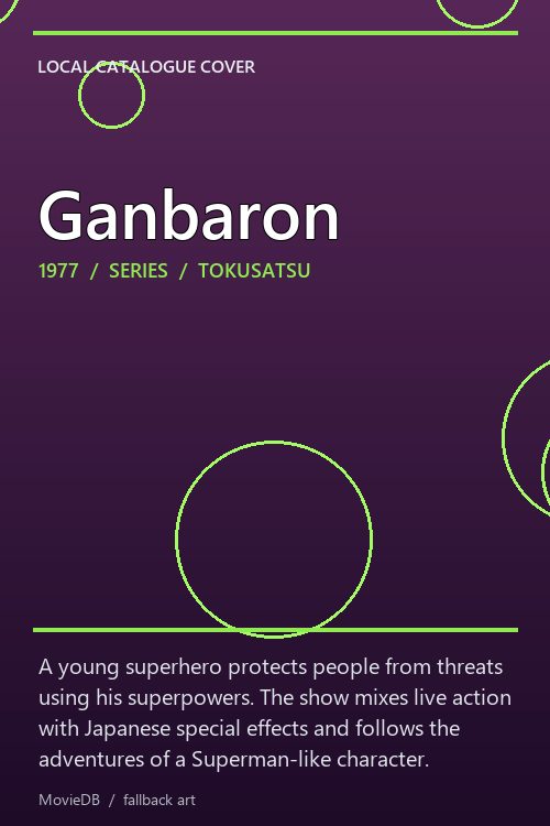 Ganbaron poster