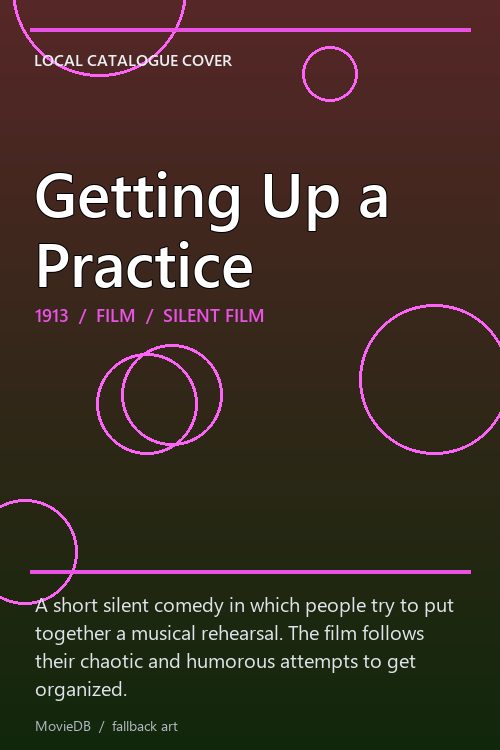 Getting Up a Practice poster