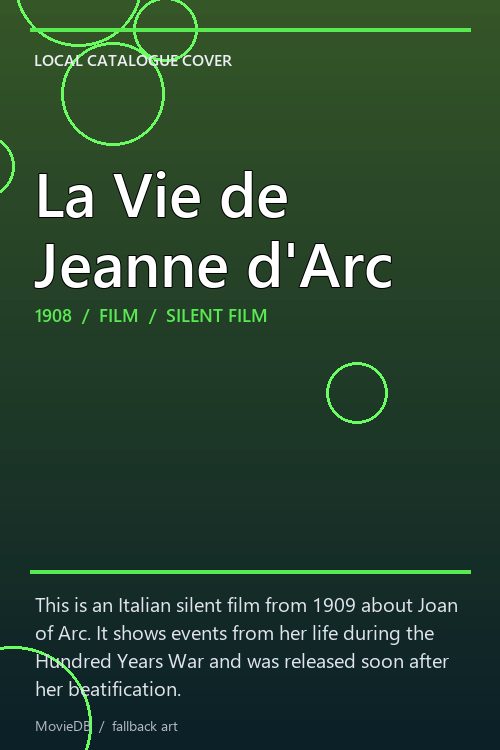 La Vie de Jeanne d'Arc poster