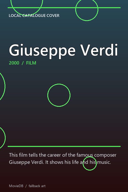 Giuseppe Verdi poster