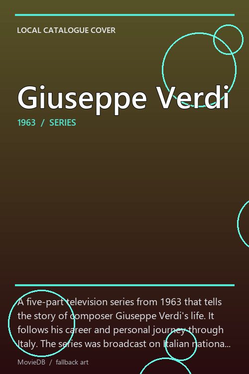 Giuseppe Verdi poster