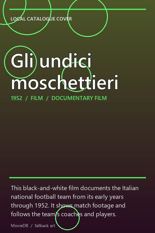 Gli undici moschettieri poster