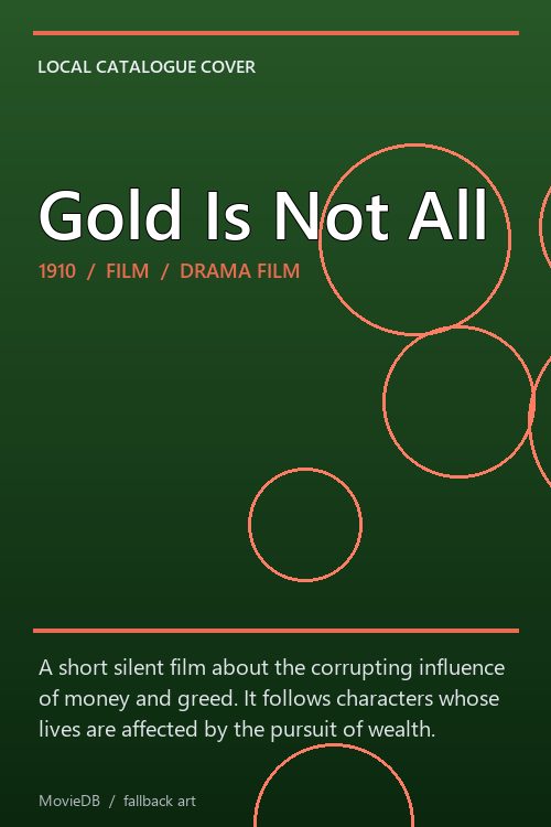 Gold Is Not All poster