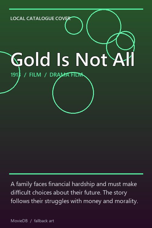 Gold Is Not All poster