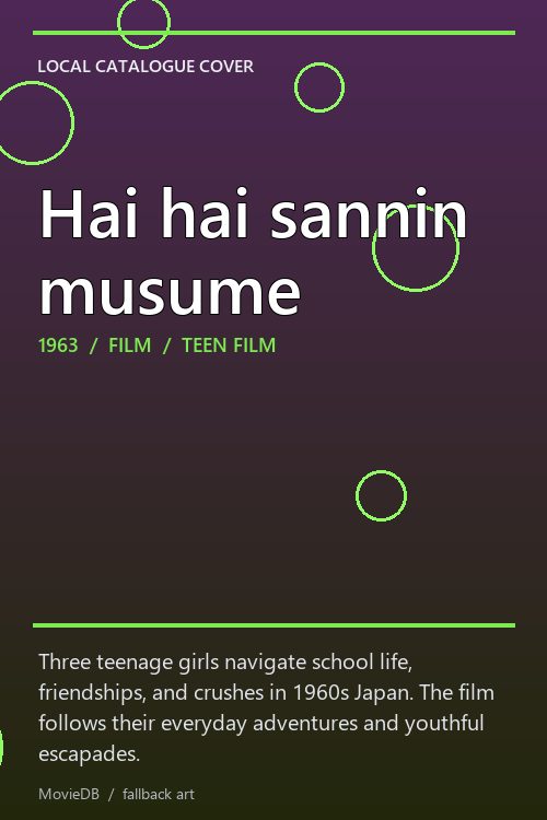 Hai hai sannin musume poster