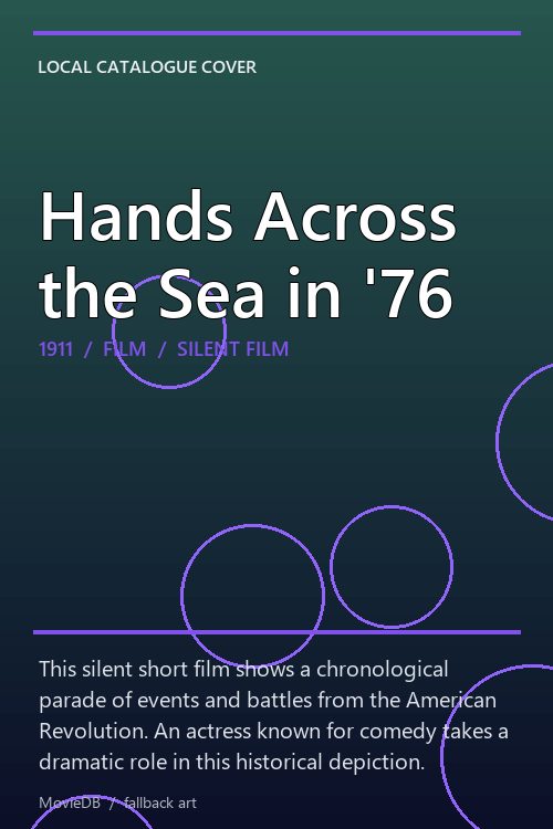 Hands Across the Sea in '76 poster