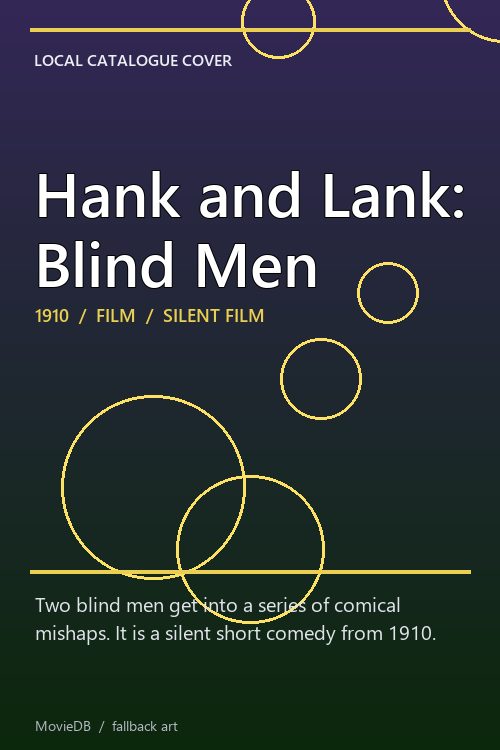 Hank and Lank: Blind Men poster