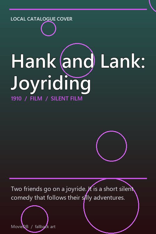 Hank and Lank: Joyriding poster