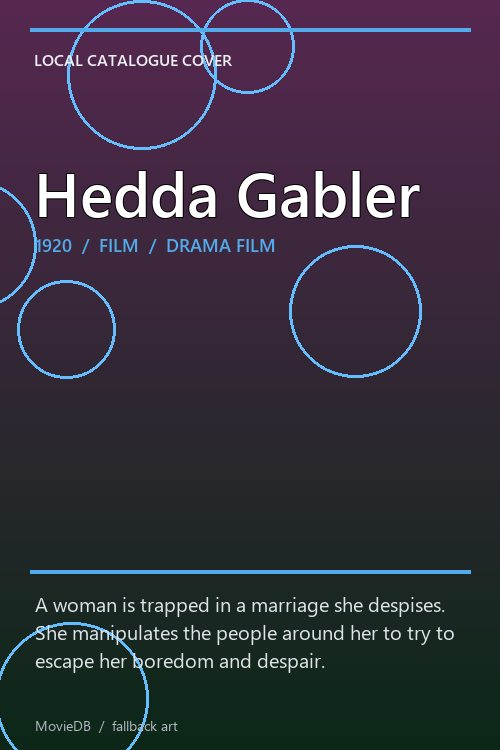 Hedda Gabler poster