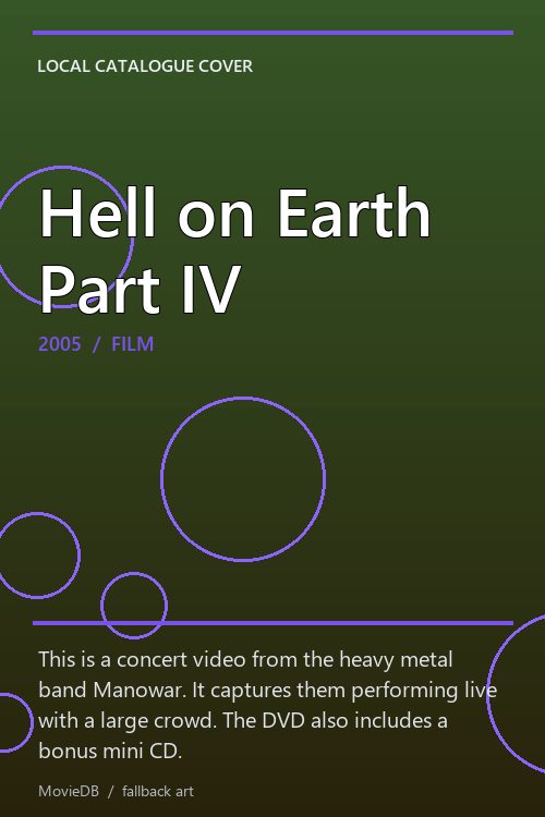 Hell on Earth Part IV poster