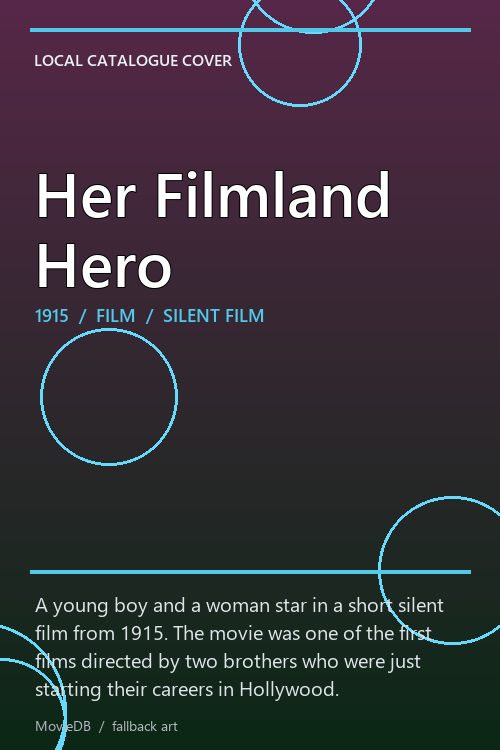 Her Filmland Hero poster