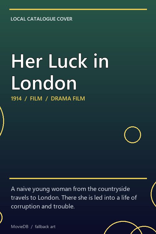 Her Luck in London poster