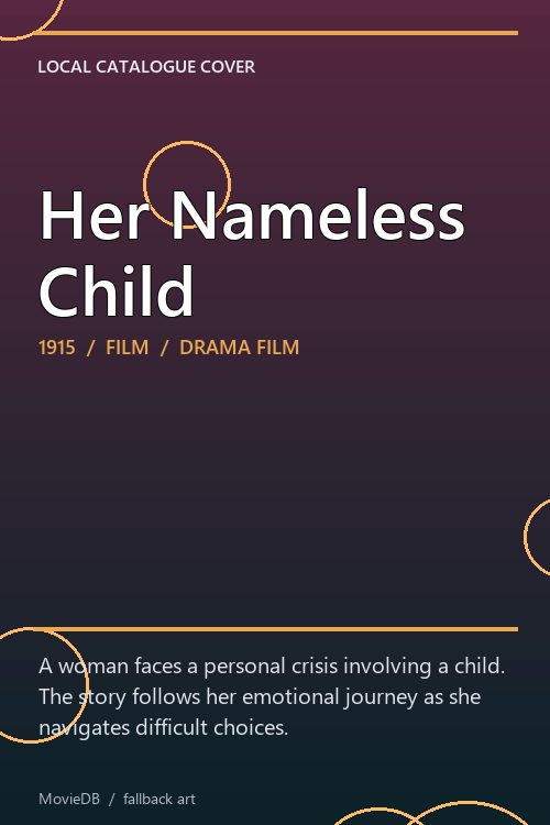 Her Nameless Child poster