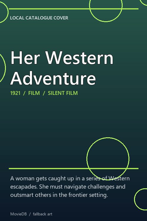 Her Western Adventure poster