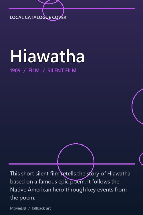 Hiawatha poster