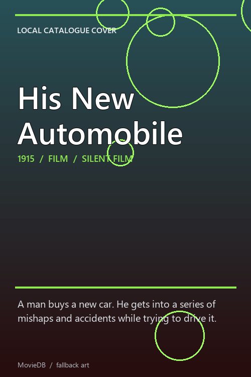 His New Automobile poster